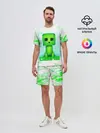 Мужской костюм с шортами / MINECRAFT CREEPER