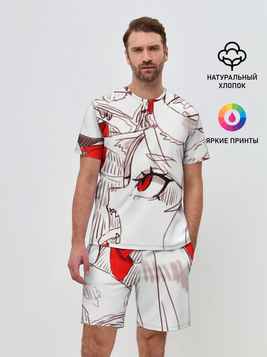 Мужской костюм с шортами / Люцифер. HELLTAKER