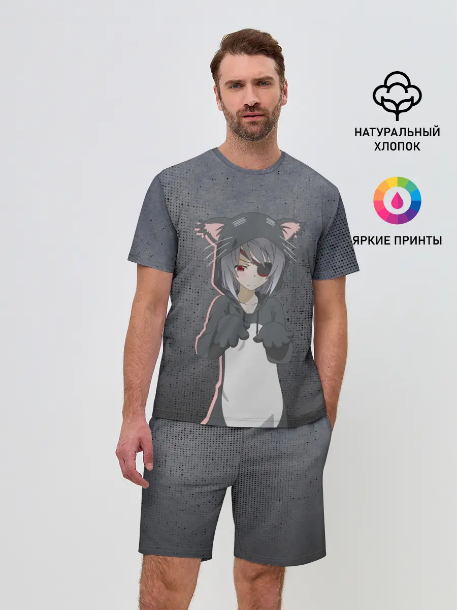 Мужской костюм с шортами / Catgirl sadness