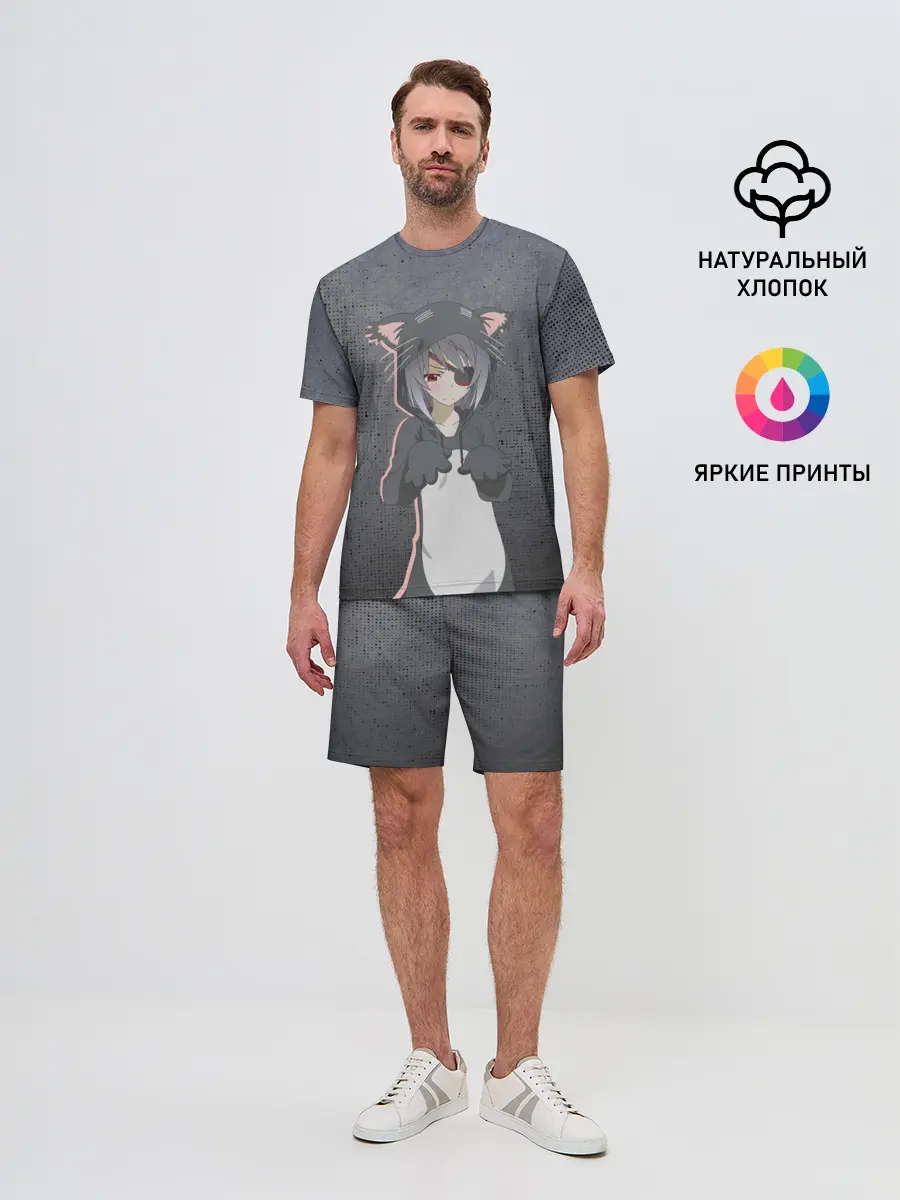 Мужской костюм с шортами / Catgirl sadness