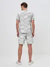 Мужской костюм с шортами / 3D WHITE