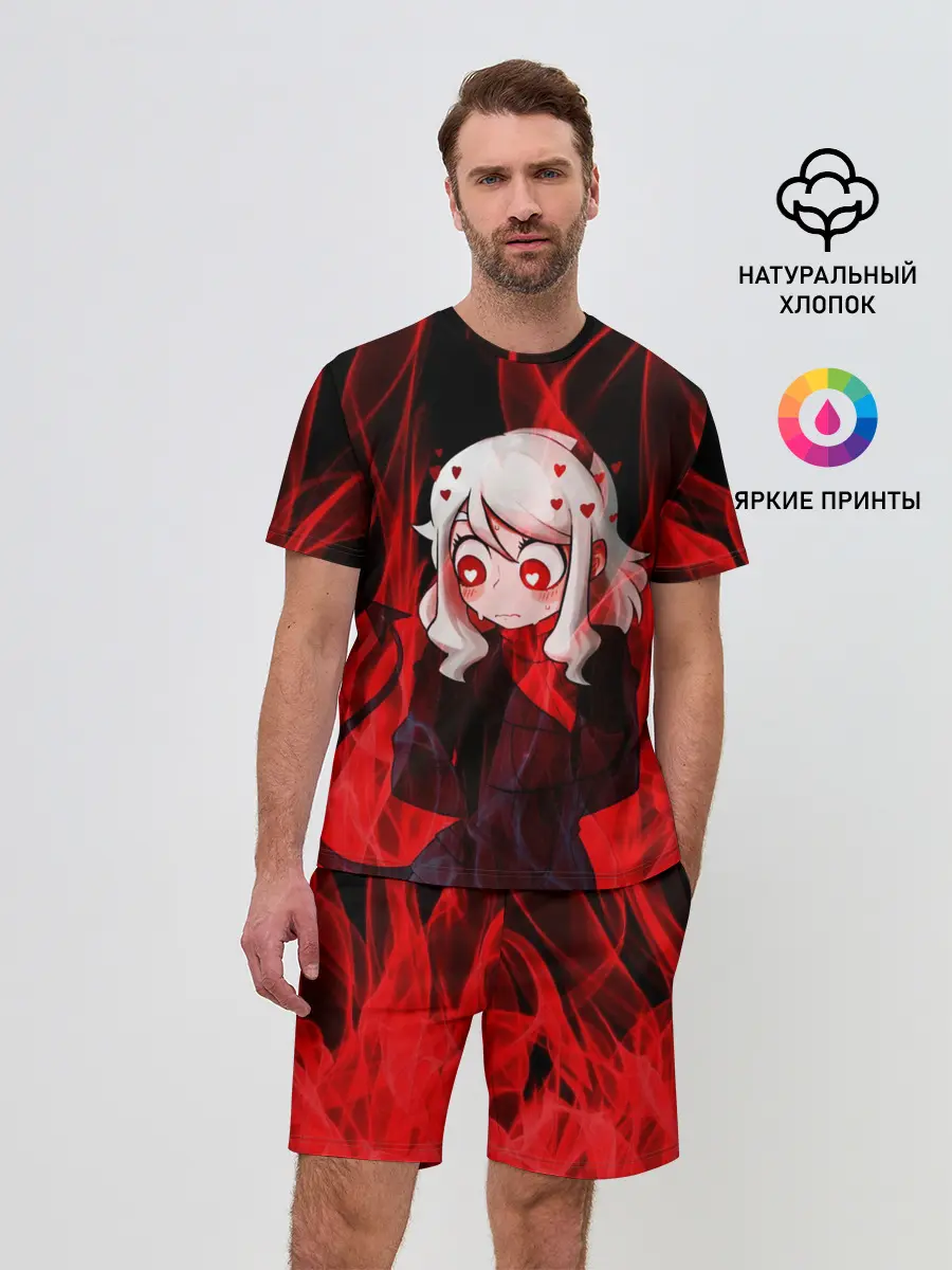 Мужской костюм с шортами / Главный герой Helltaker