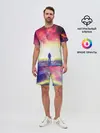 Мужской костюм с шортами / КОСМИЧЕСКИЙ АРТ