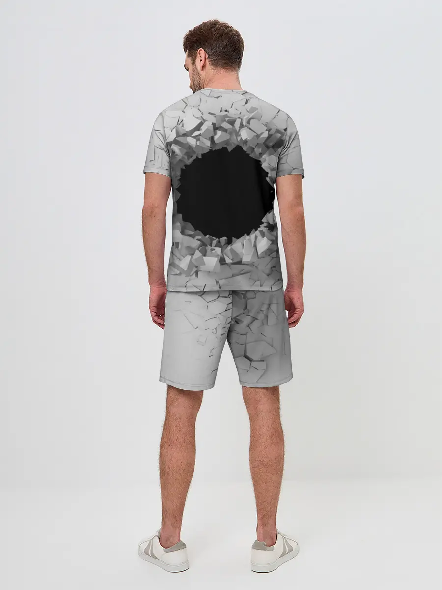 Мужской костюм с шортами / Сквозная дыра
