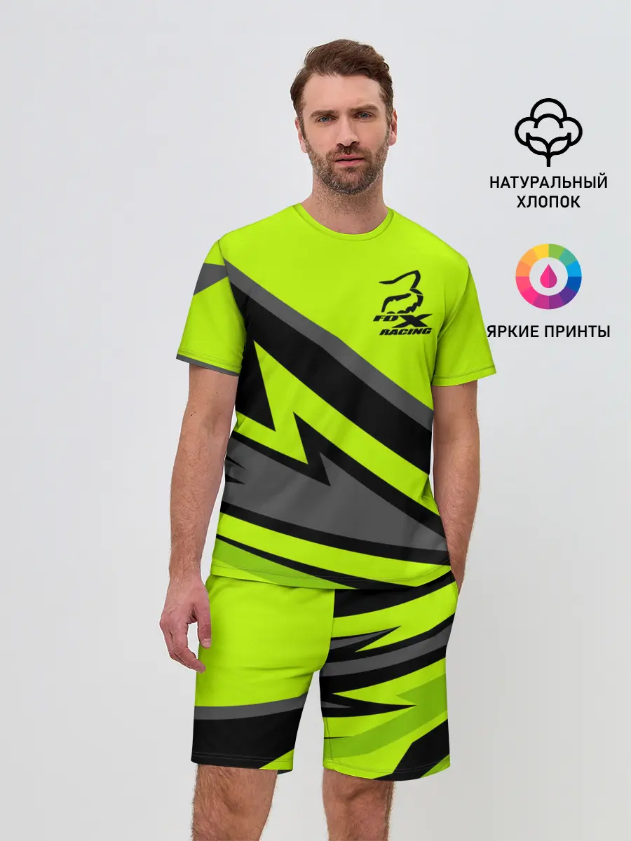 Мужской костюм с шортами / Форма для мотокросса FOX