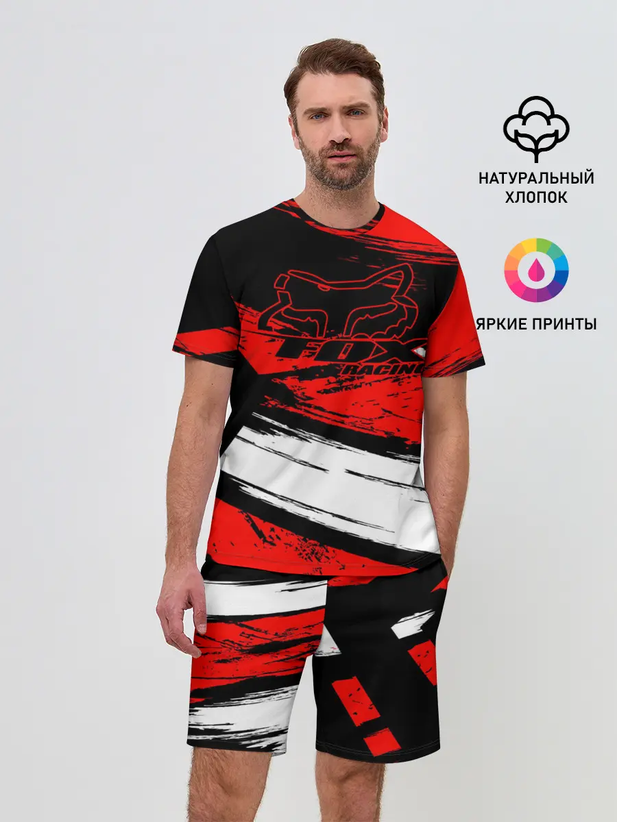 Мужской костюм с шортами / Форма для мотокросса FOX