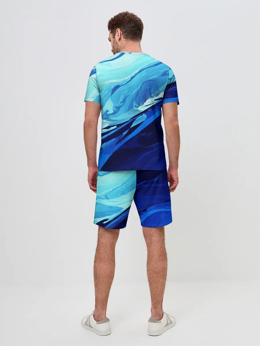 Мужской костюм с шортами / Котик Ангелочек