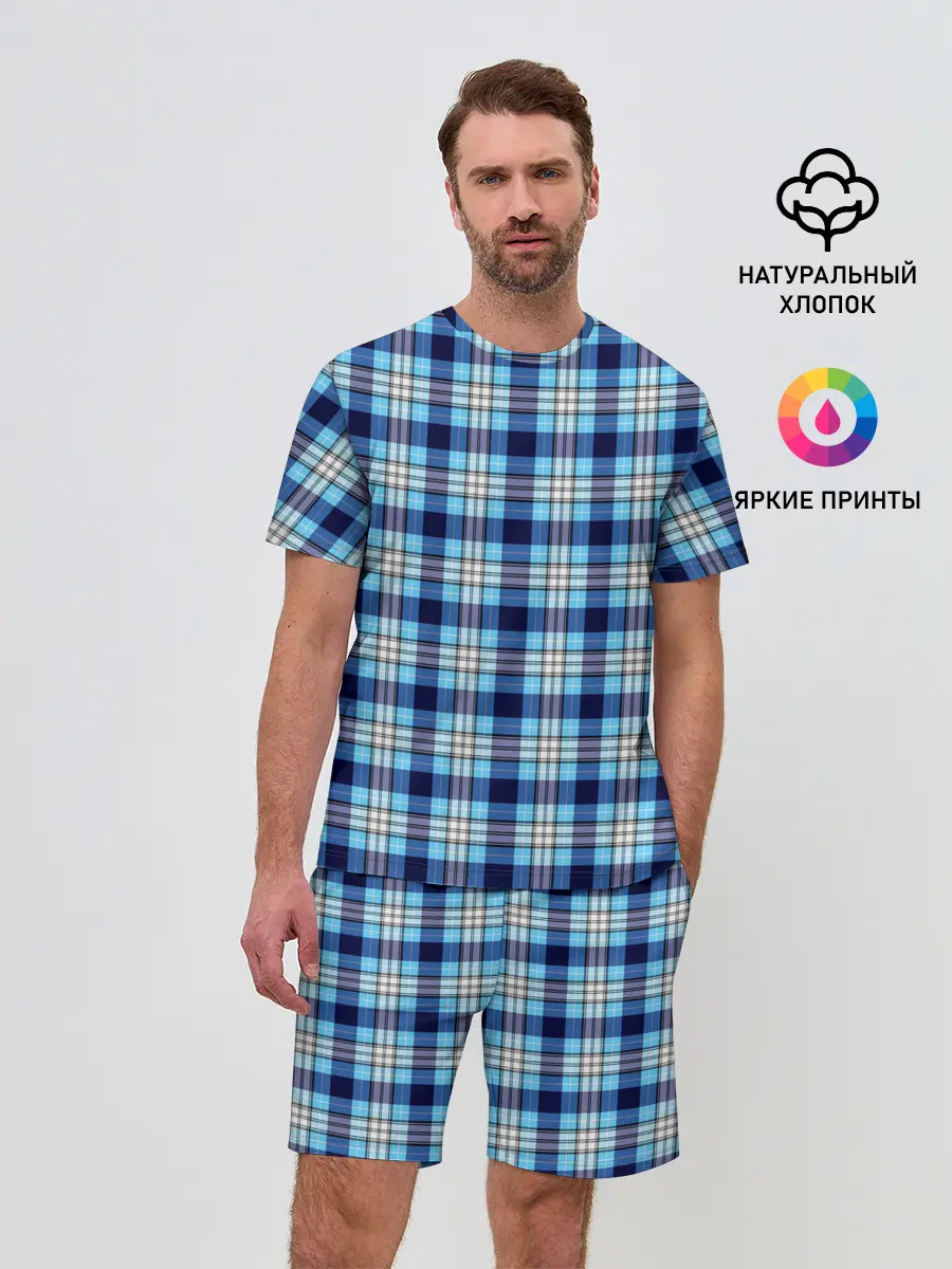 Мужской костюм с шортами / The Gentlemen Blue