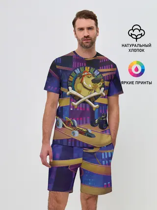 Мужской костюм с шортами / Muttley HE HE HE