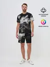 Мужской костюм с шортами / СЕРЫЙ ДЫМ