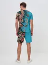 Мужской костюм с шортами / Цветочная фантазия