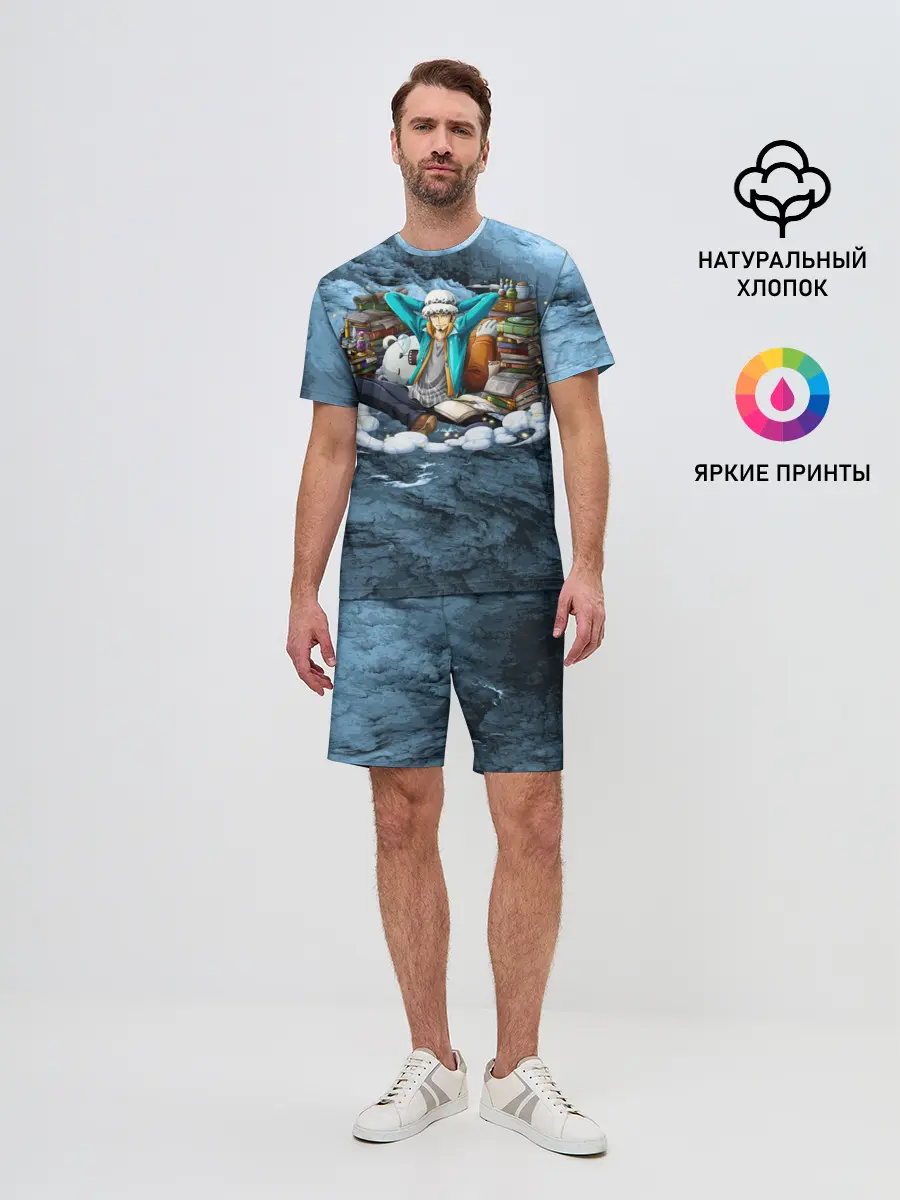 Мужской костюм с шортами / One Piece | Trafalgar Law