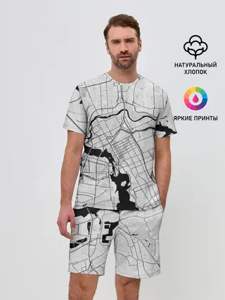 Мужской костюм с шортами / генплан