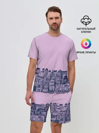 Мужской костюм с шортами / город