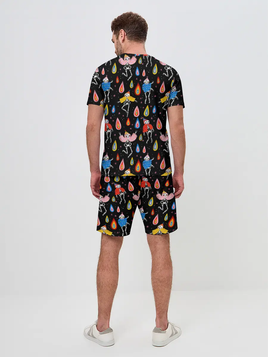 Мужской костюм с шортами / Танцы скелетов