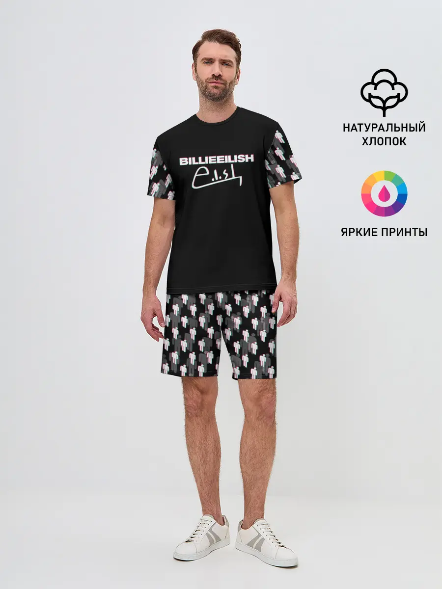 Мужской костюм с шортами / BILLIE EILISH GLITCH