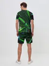 Мужской костюм с шортами / DIGITAL NEON GREEN