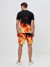 Мужской костюм с шортами / Огонь