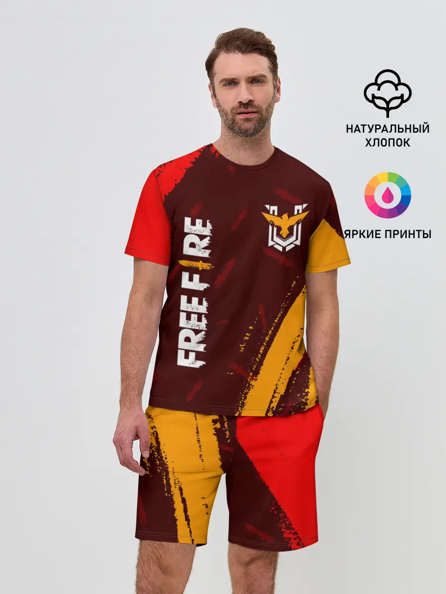 Мужской костюм с шортами / FREE FIRE / ФРИ ФАЕР