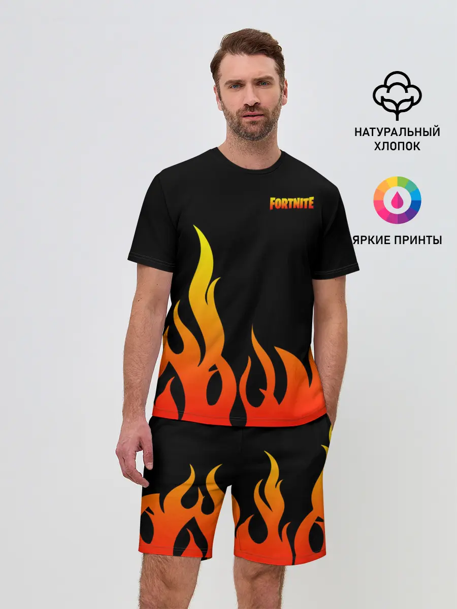 Мужской костюм с шортами / Fortnite