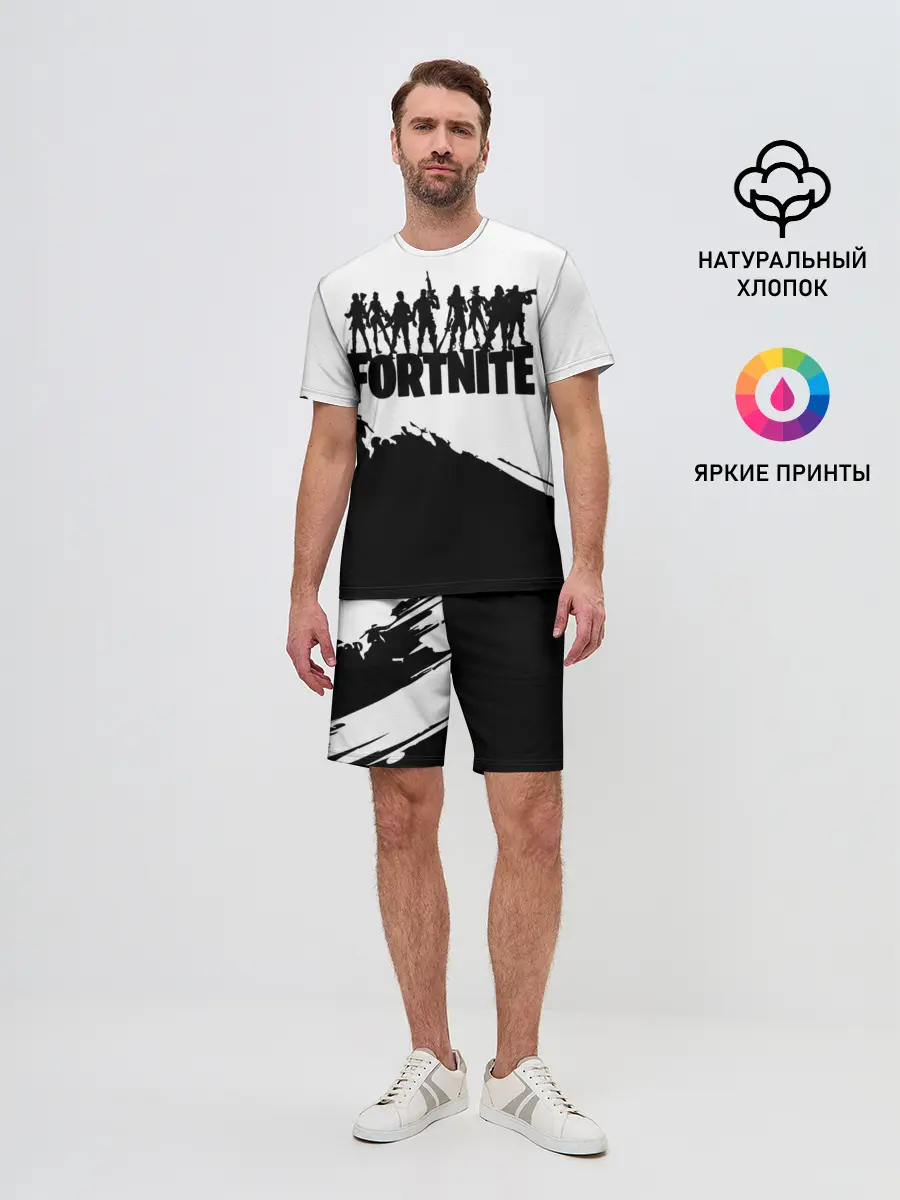 Мужской костюм с шортами / Fortnite