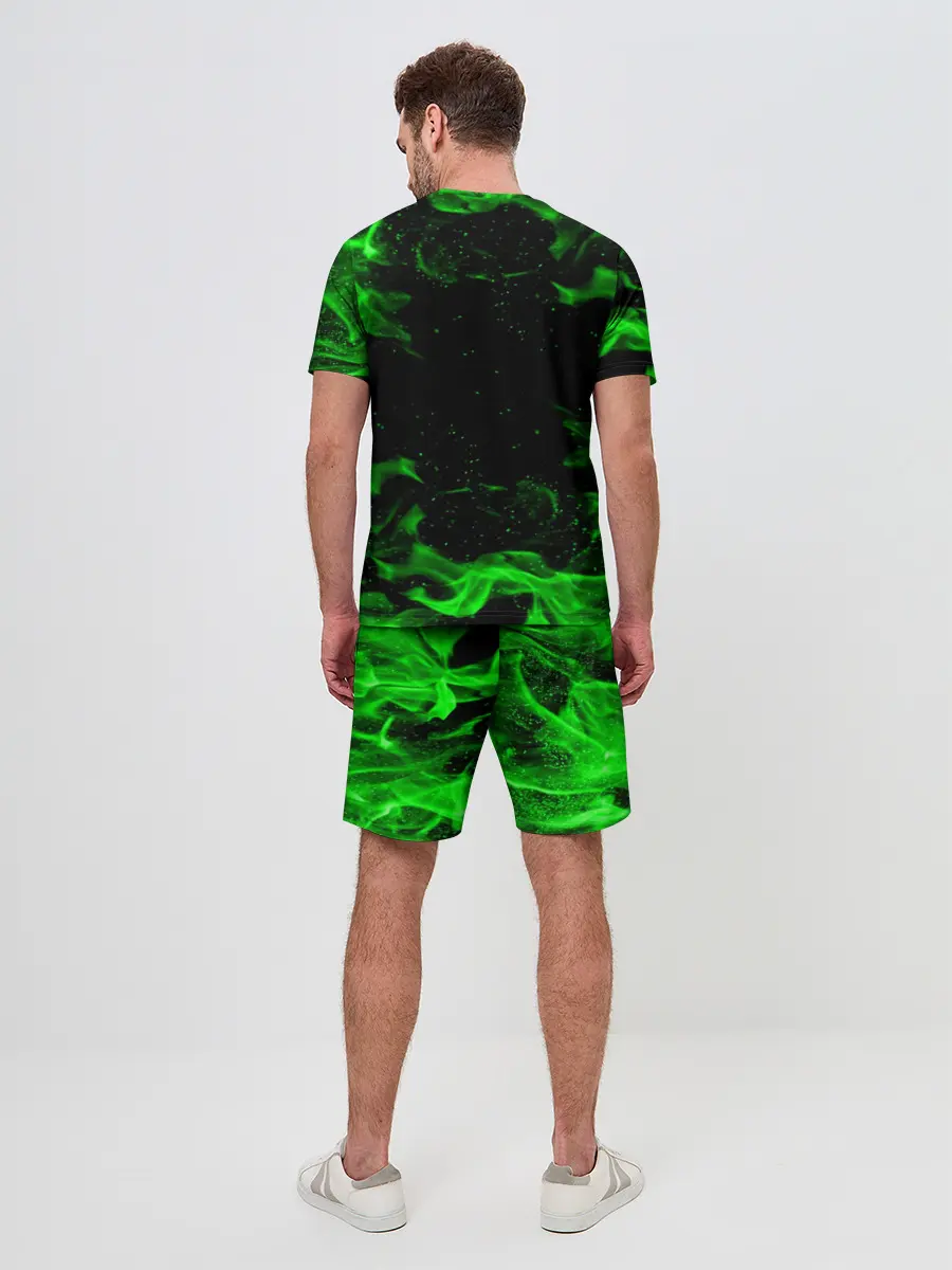 Мужской костюм с шортами / MINECRAFT CREEPER