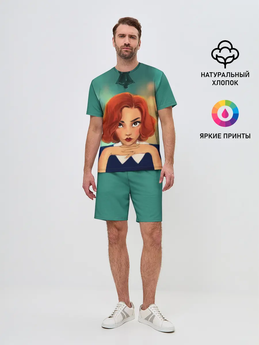 Мужской костюм с шортами / Ход Королевы