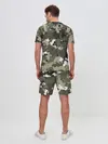 Мужской костюм с шортами / Камуфляж с кляксами