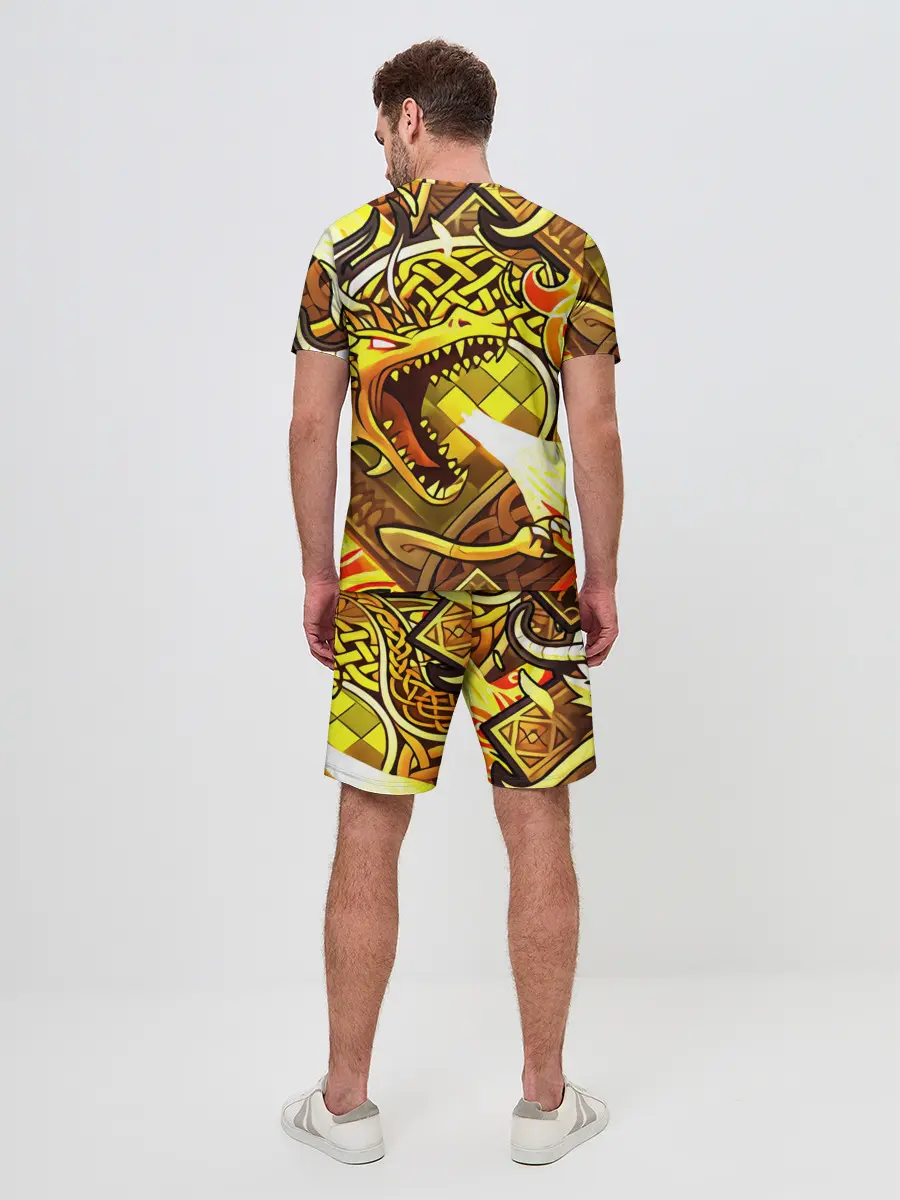 Мужской костюм с шортами / CS GO - DRAGON LORE | ИСТОРИЯ О ДРАКОНЕ