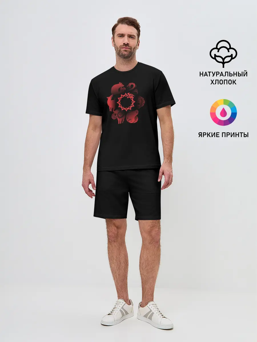 Мужской костюм с шортами / 7 смертных грехов лого