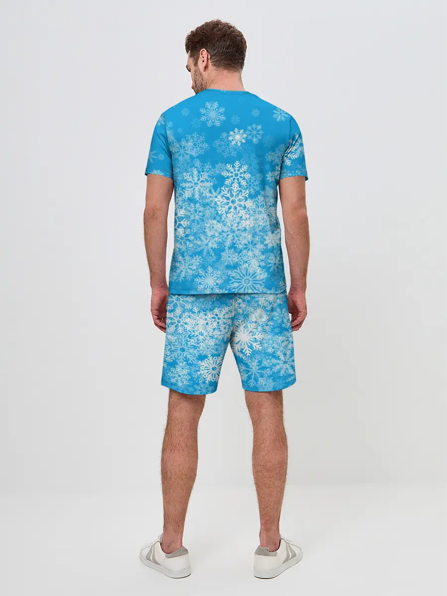 Мужской костюм с шортами / AMONG US СНЕГОВИК