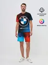 Мужской костюм с шортами / BMW - Снежный