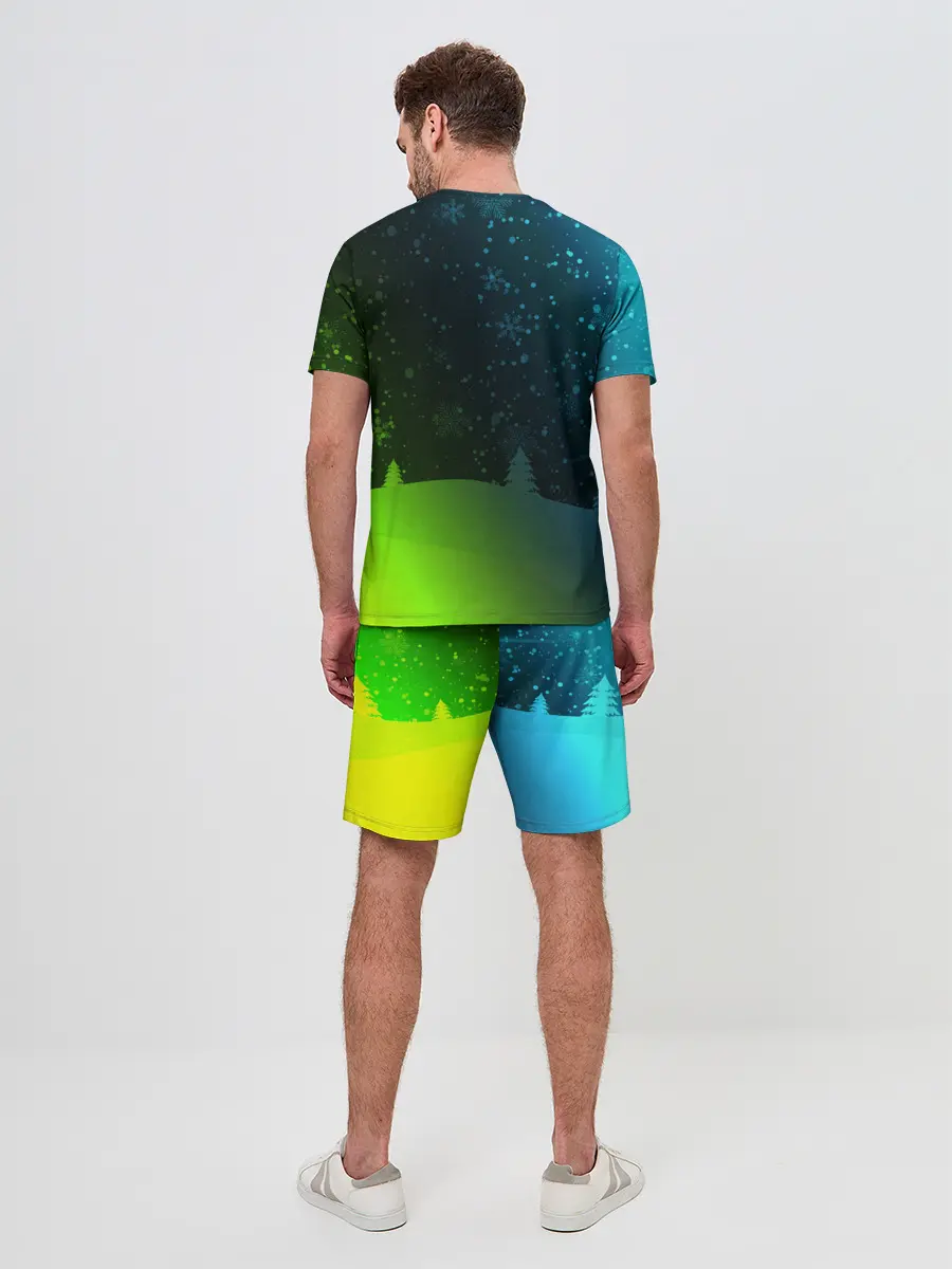 Мужской костюм с шортами / CS GO | КС ГО - Снежный