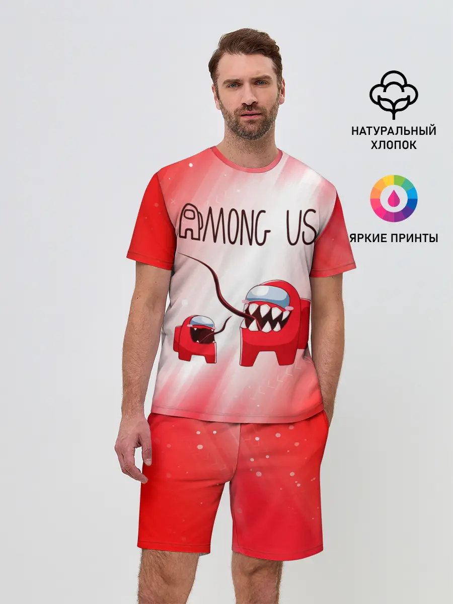 Мужской костюм с шортами / AMONG US - Impostor + Mini