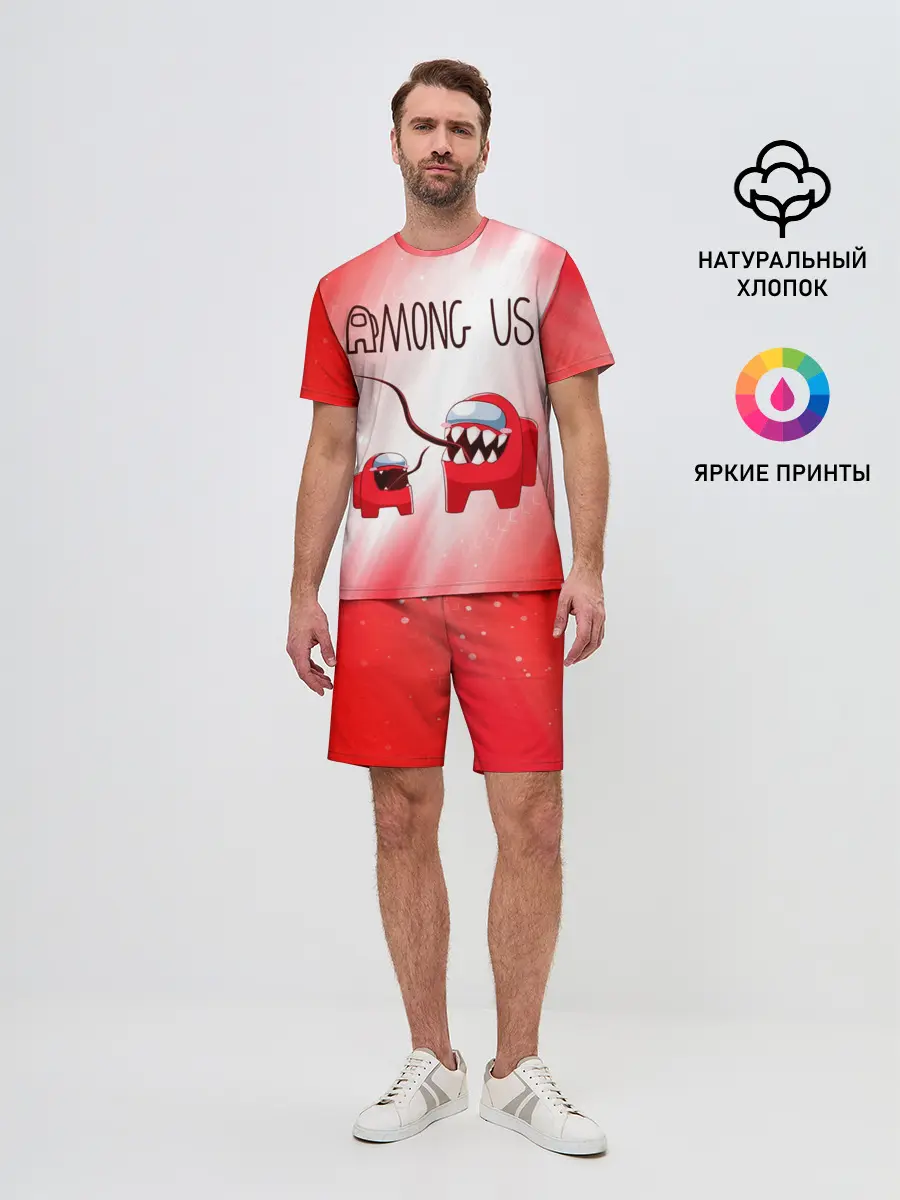 Мужской костюм с шортами / AMONG US - Impostor + Mini