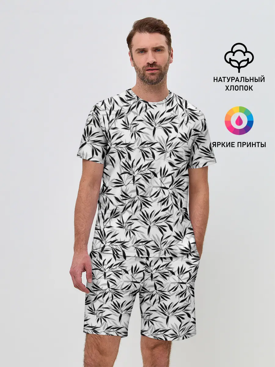 Мужской костюм с шортами / Дзен