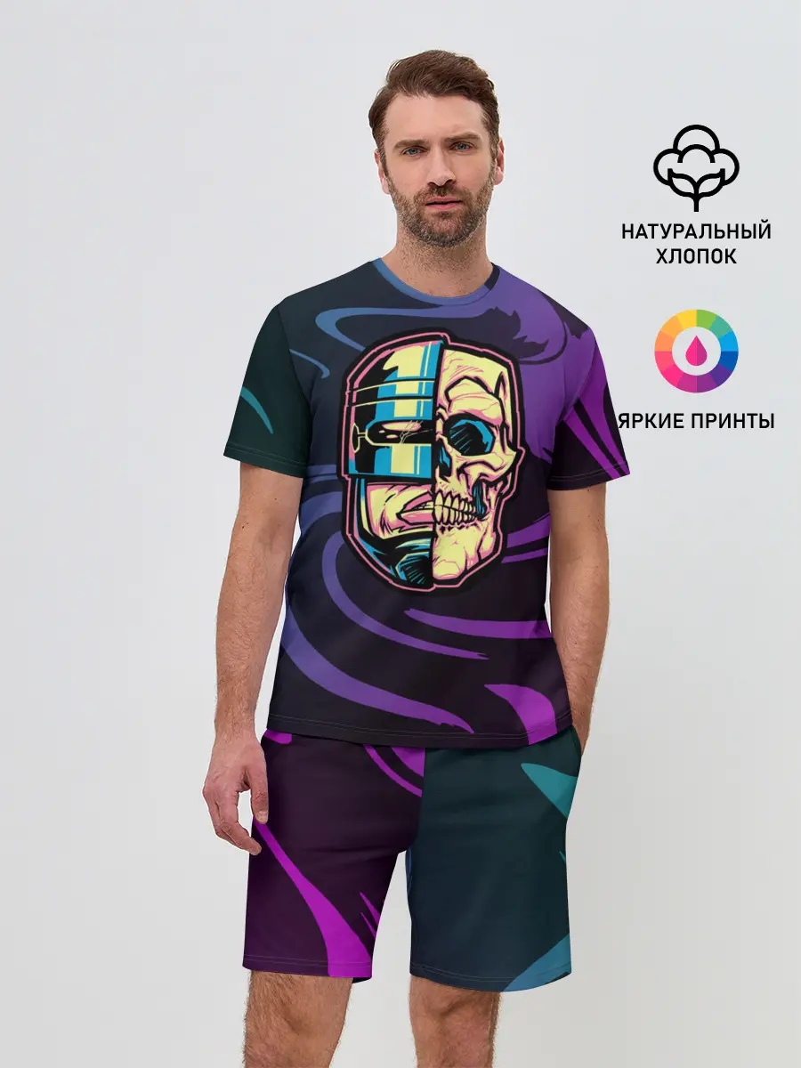 Мужской костюм с шортами / Робот полицейский