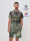 Мужской костюм с шортами / Кошка