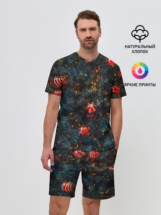 Мужской костюм с шортами / Новый Год