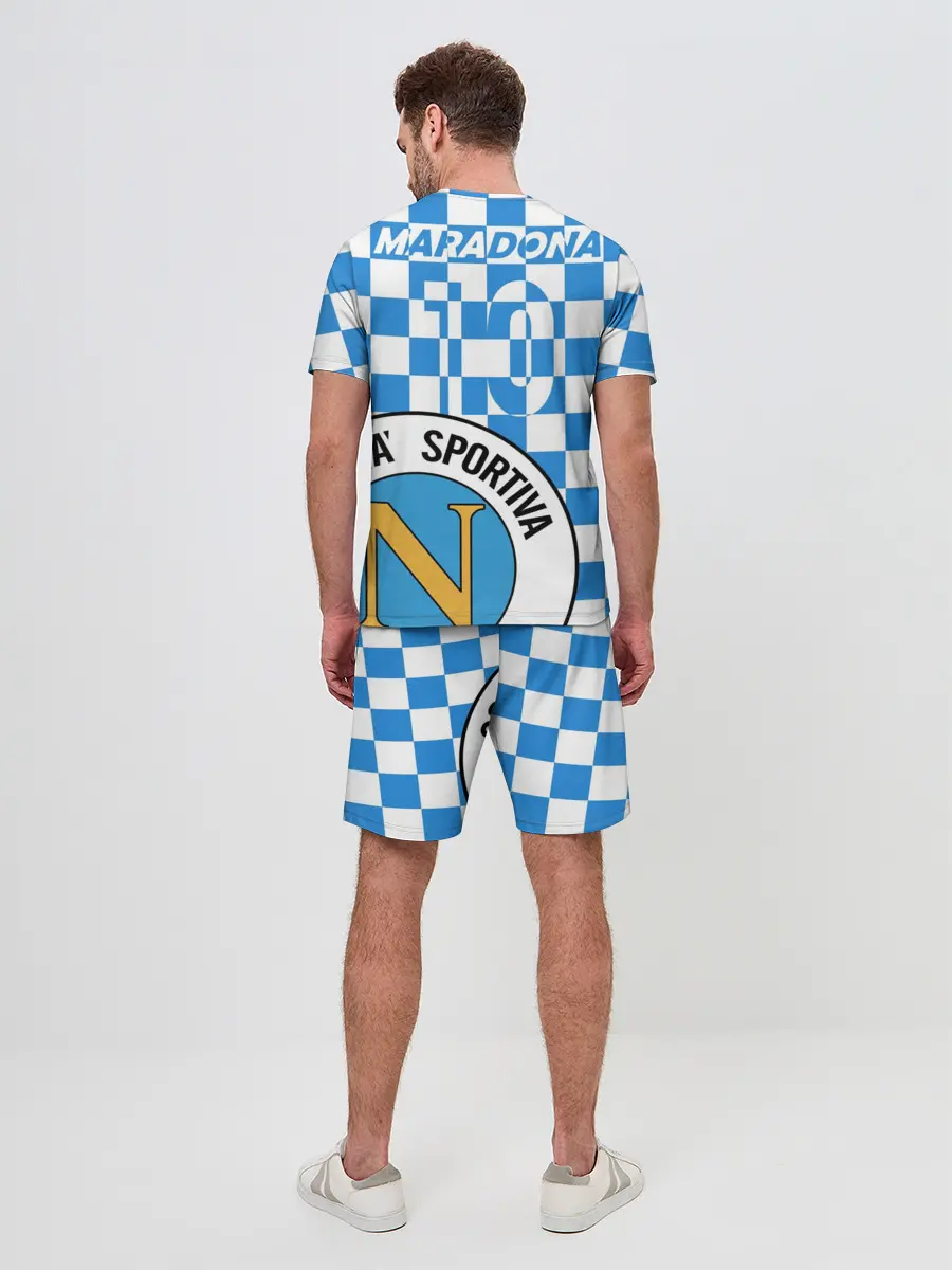 Мужской костюм с шортами / Форма Наполи - Марадона 10