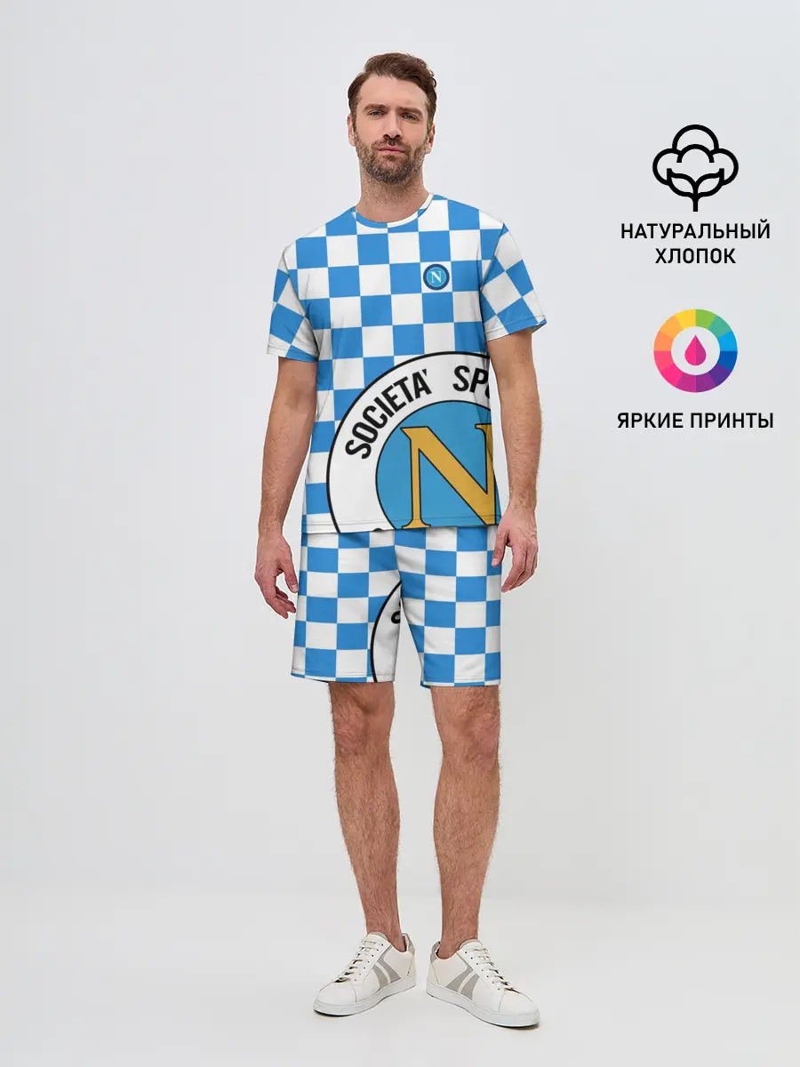 Мужской костюм с шортами / Форма Наполи - Марадона 10
