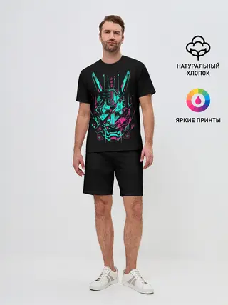 Мужской костюм с шортами / Cyber Samurai