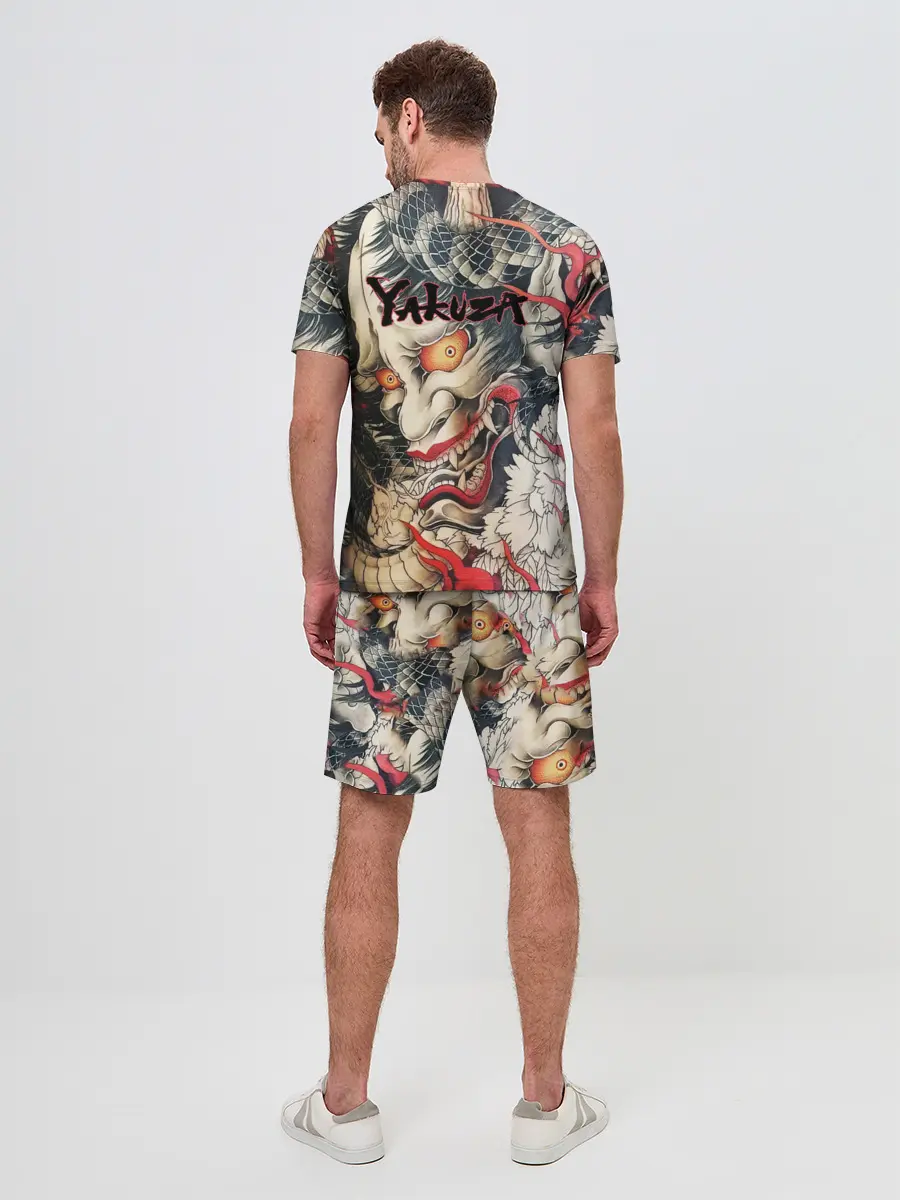 Мужской костюм с шортами / Самурай