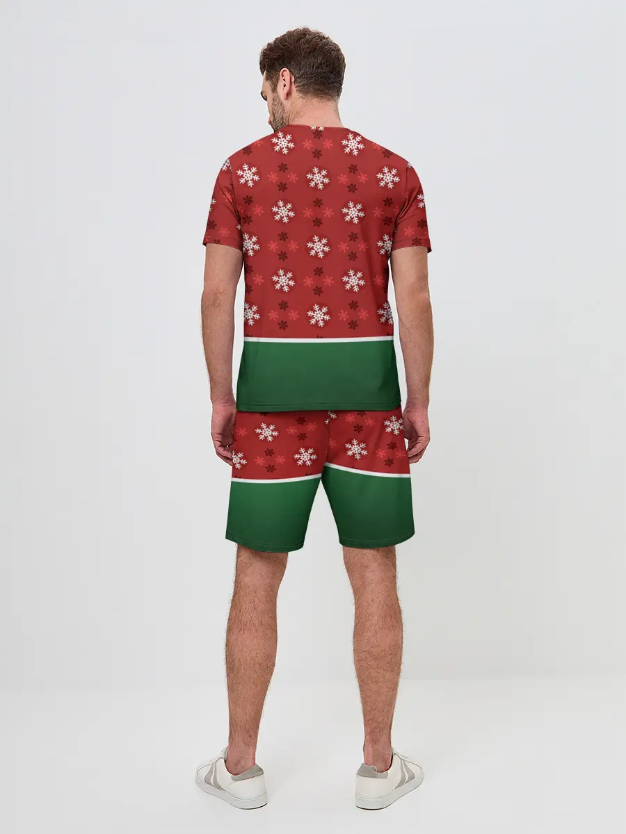 Мужской костюм с шортами / Пингвин. Новый год