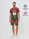 Мужской костюм с шортами / Пингвин. Новый год