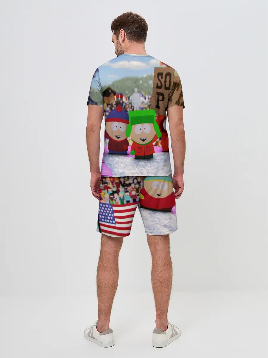 Мужской костюм с шортами / Южный Парк / South Park .