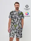 Мужской костюм с шортами / Камни
