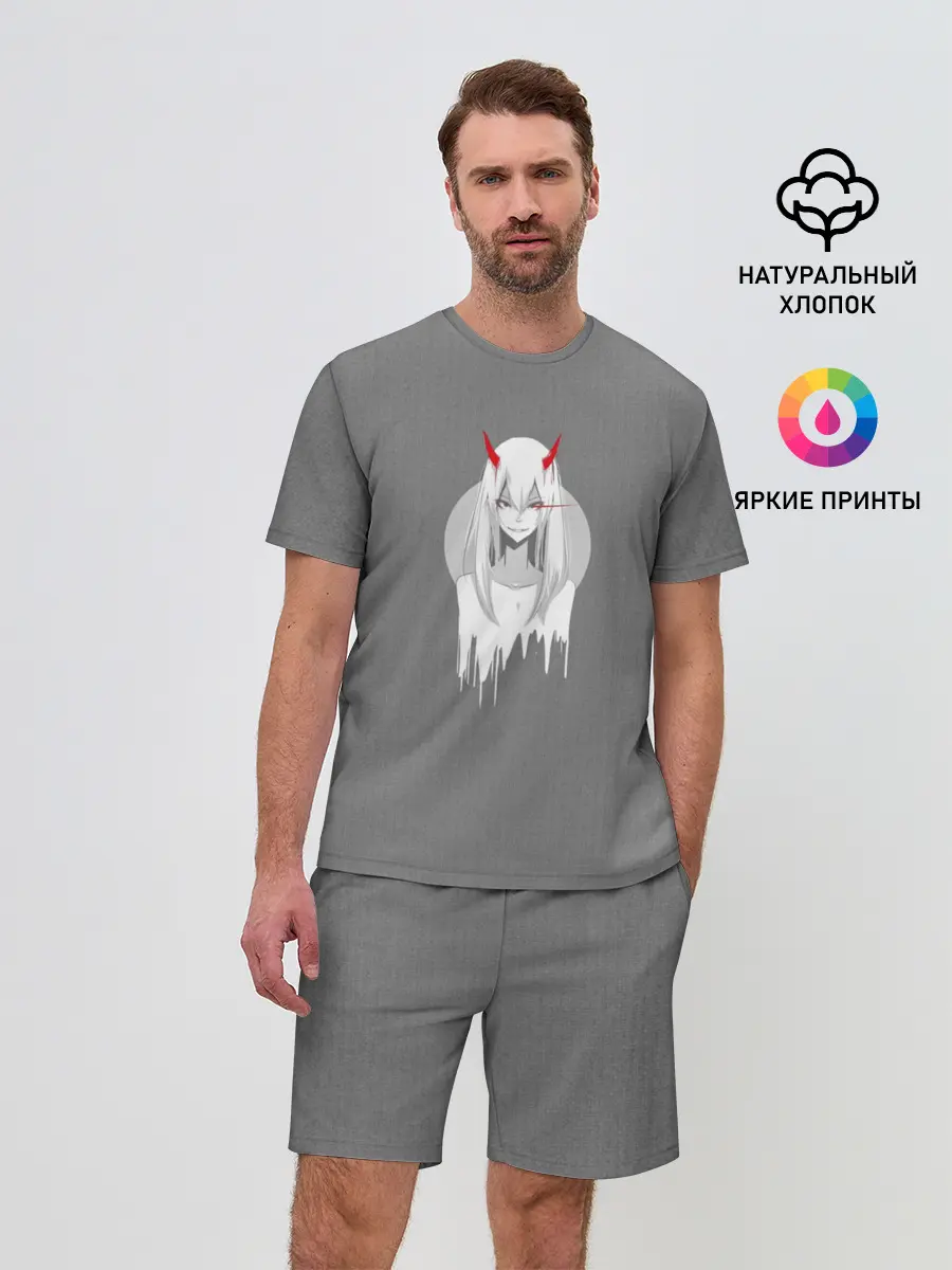 Мужской костюм с шортами / Убийца Напарников Zero Two