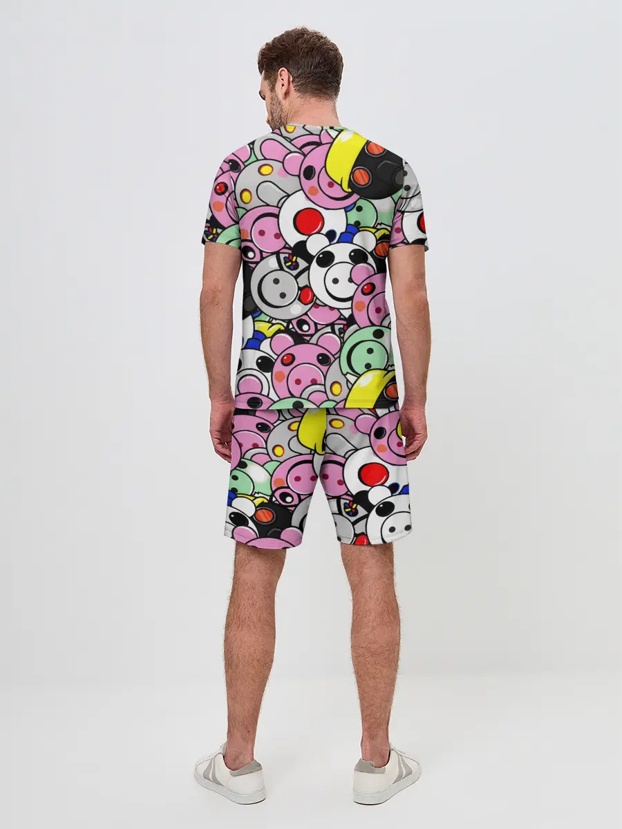 Мужской костюм с шортами / ROBLOX PIGGY