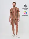 Мужской костюм с шортами / Ритм полос